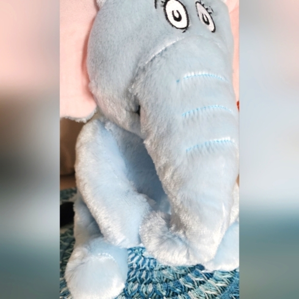 Horton Hears A Who Dr Seuss Elephant Stuffed Cozy 10 Inches Ages 3 & Up (NWT) - Picture 4 of 9